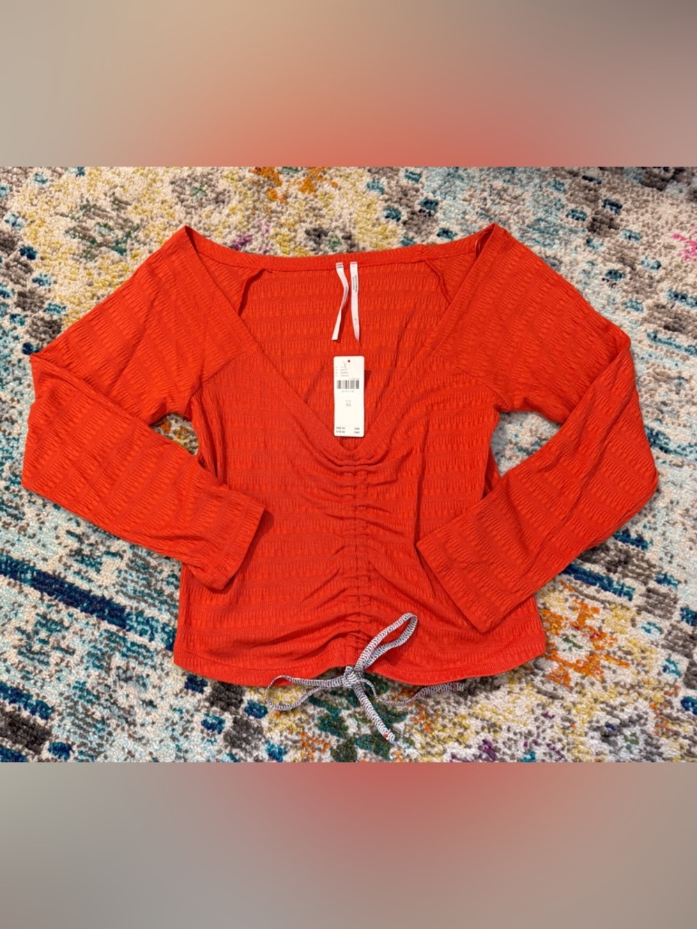 Anthropologie ruched top